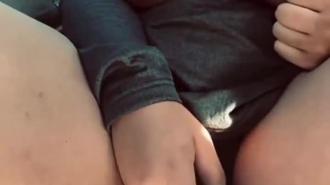 Horny while waiting  for my man at the mall