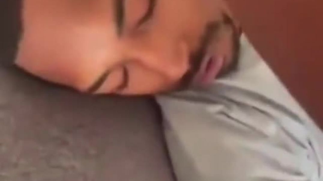 ⁣This is how I wake him up