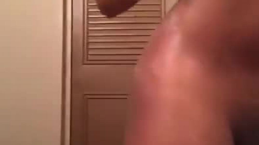 Playing with my pussy in the bathroom