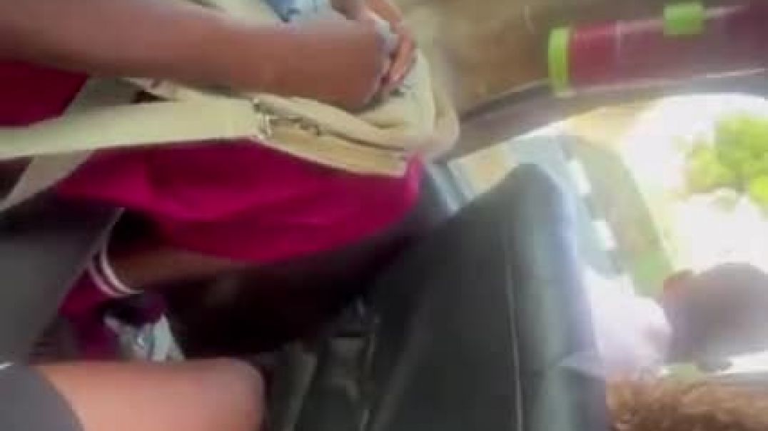 ⁣School girl shocked to see the BBC but keeps watching