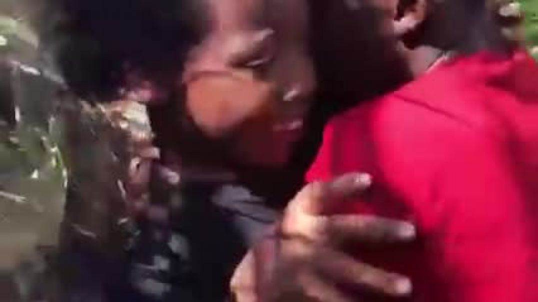 Teen caught  having  sex pushed the camera person away